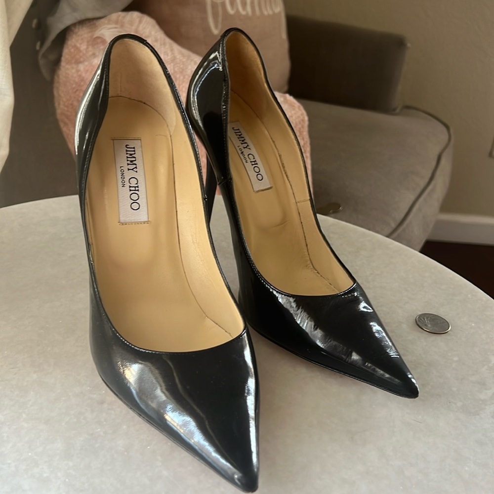 Jimmy choo heels worn only once.